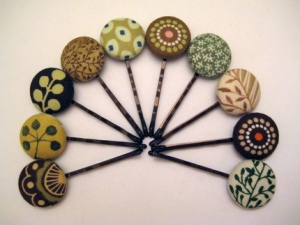 Button Hairpins
