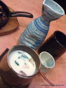 Chawan Mushi (RM 8) Hot Sake (RM 28)